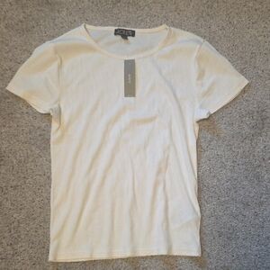 Nwt Jcrew Short Sleeve Rib Tee Sz M
